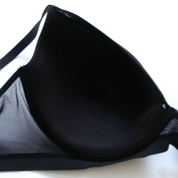 Maidenform Sweet Nothings Lightly Lined Mesh Underwire Bra 38D Black - Picture 13 of 14